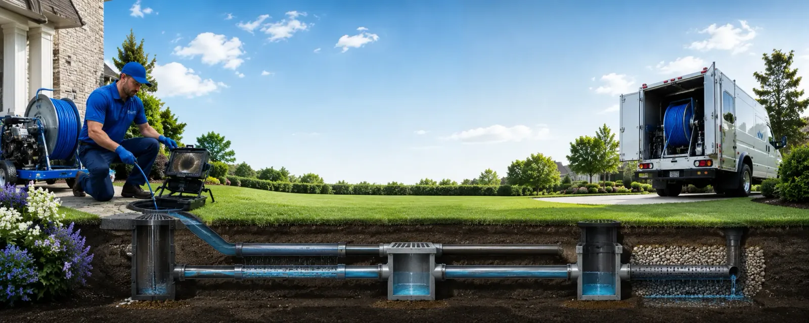 Outdoor drain cleaning information for Oakboro, NC